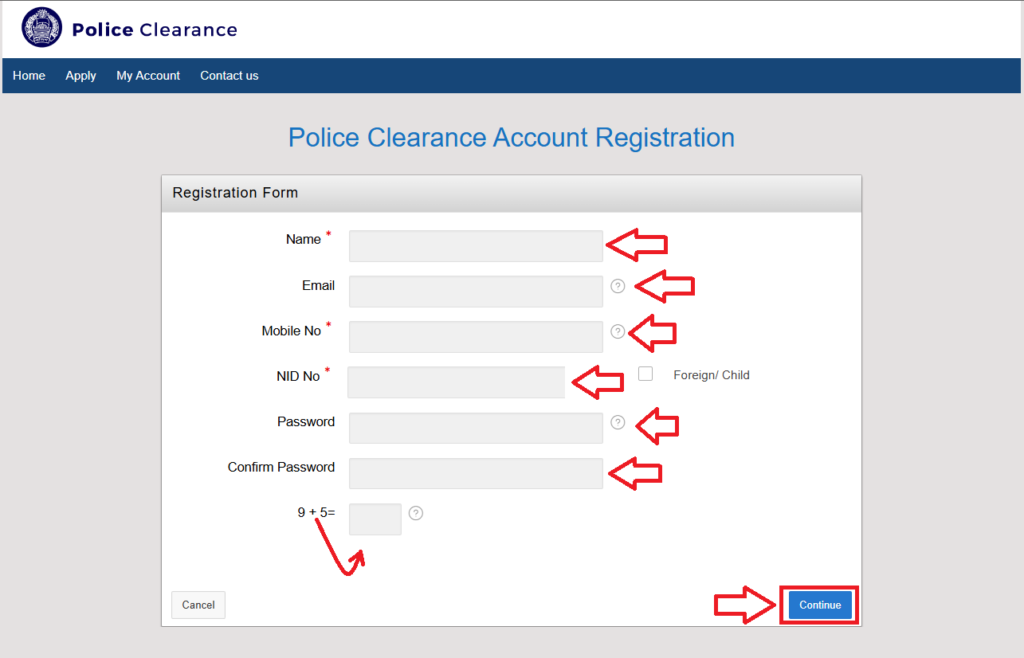 Registration Form