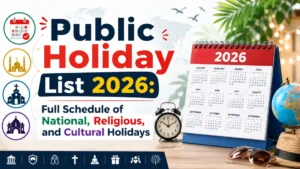 Public Holiday List 2026