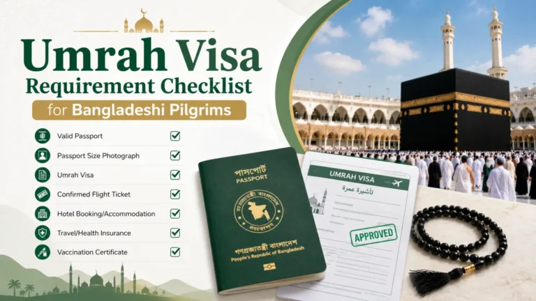 Umrah Visa Requirement Checklist for Bangladeshi Pilgrims